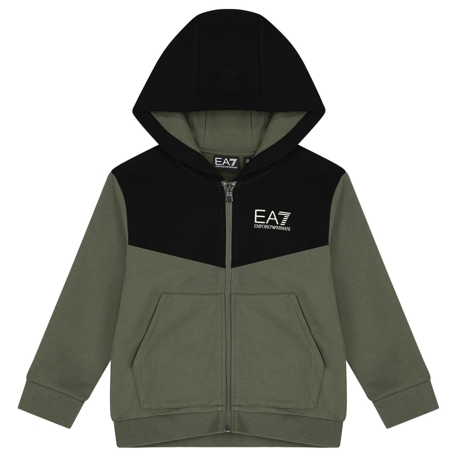 Boys Green & Black Logo Tracksuit, 2, hi-res