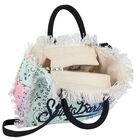 Girls Multi-Coloured Paisley Logo Tote Bag , 1, hi-res