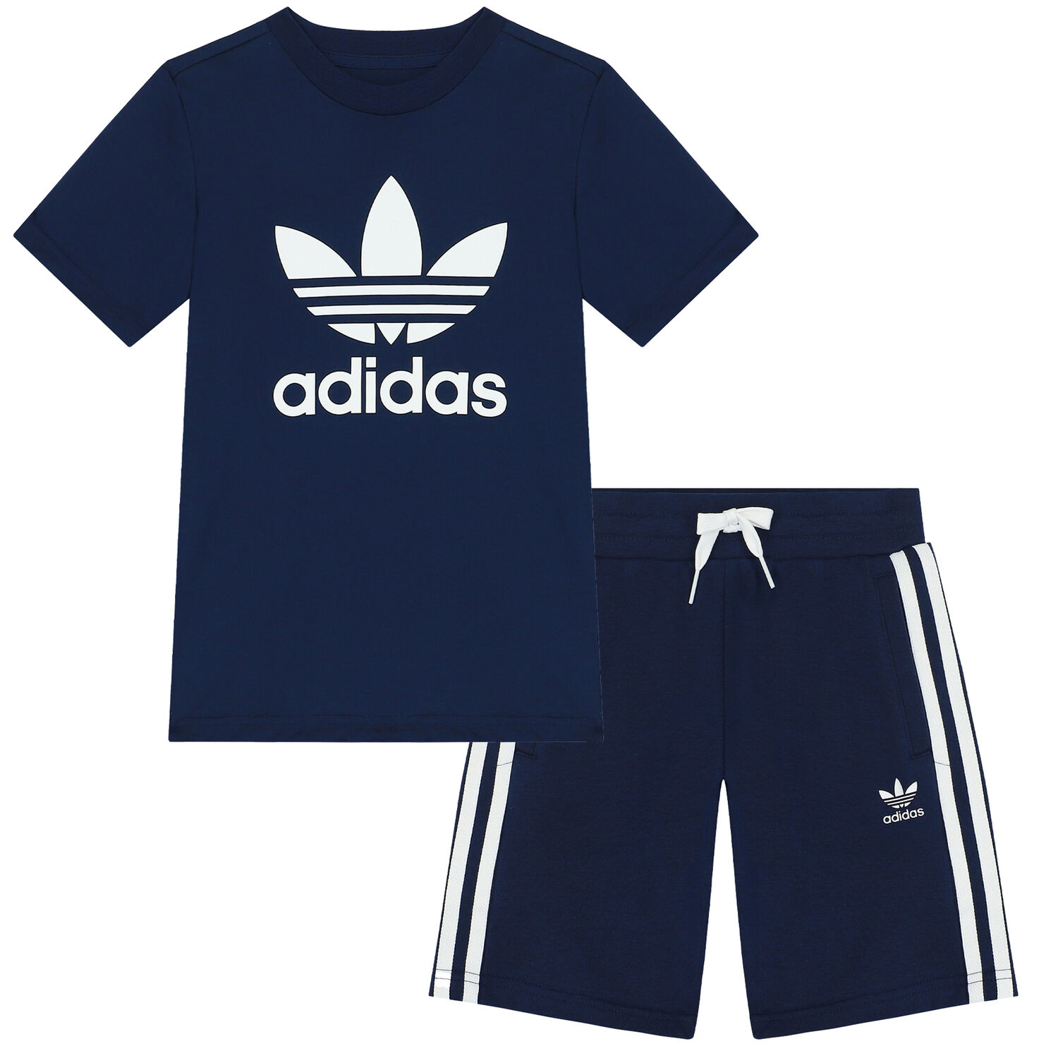 Navy Logo Shorts Set, 2, hi-res