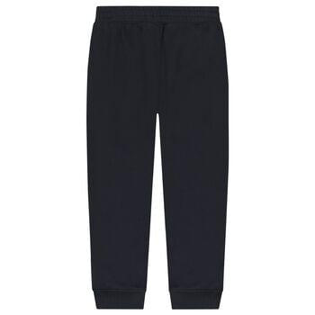 Boys Navy Blue Logo Joggers