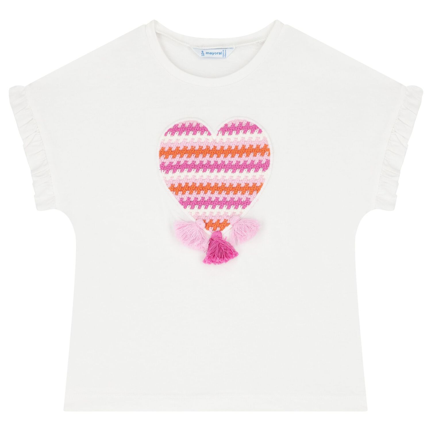 Girls White & Pink Zigzag Leggings Set, 2, hi-res image number null