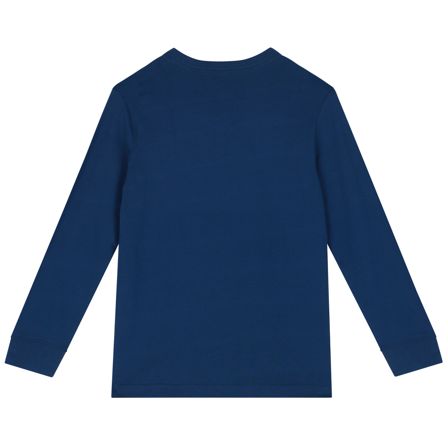 Boys Blue Logo Long Sleeve Top, 1, hi-res