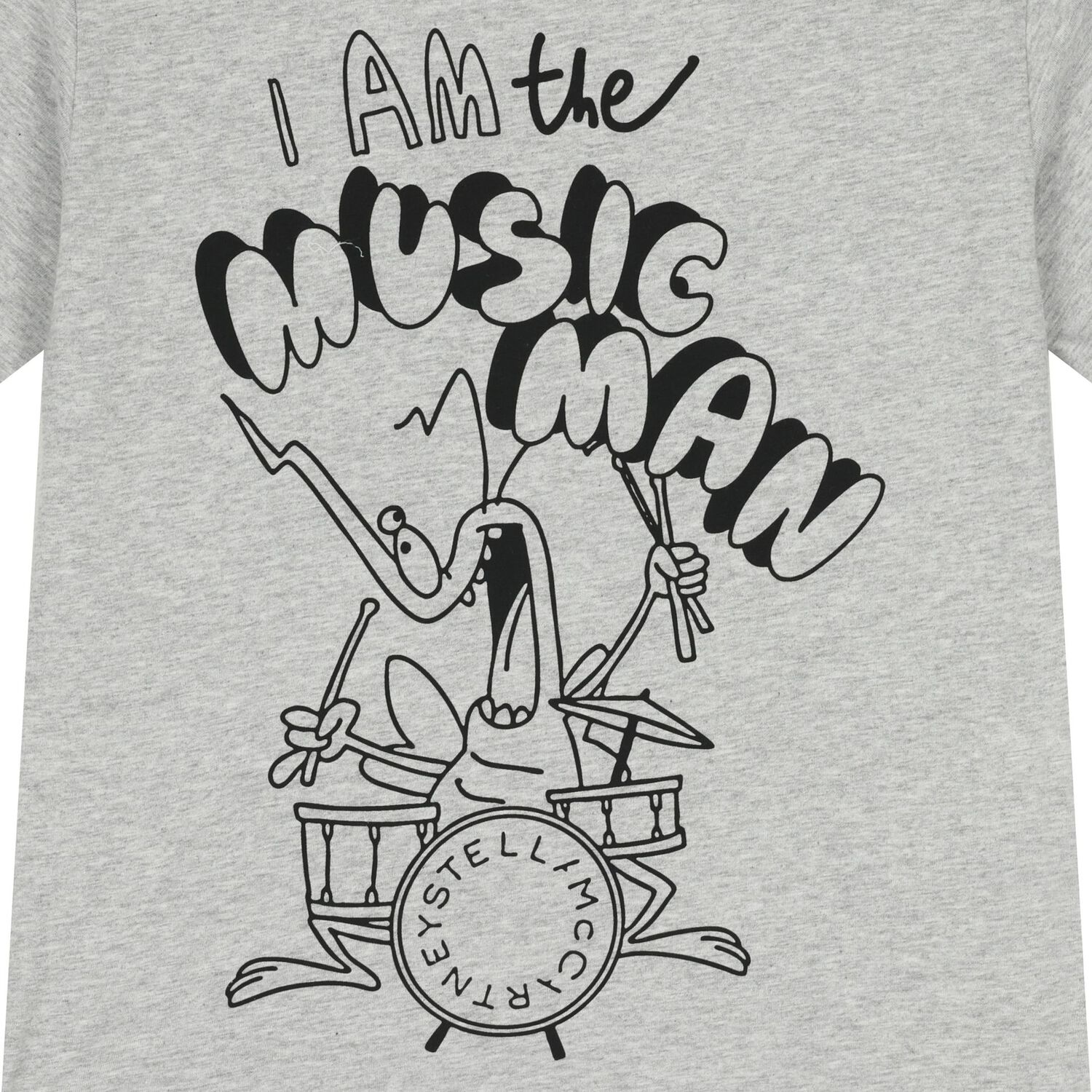 تيشيرت بالشعار باللون الرمادي للاولاد, 1, hi-res