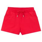 Girls Red Shorts, 5, hi-res