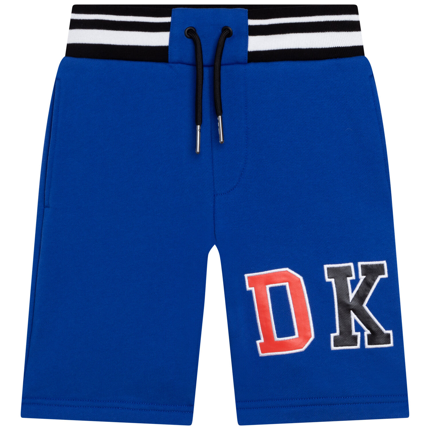 Boys Blue Logo Shorts, 2, hi-res
