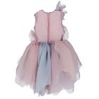 Girls Pink & Purple Organza Flower Dress, 1, hi-res