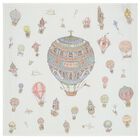 White Hot Air Balloons Baby Carré Swaddle & Bib Gift Set, 1, hi-res