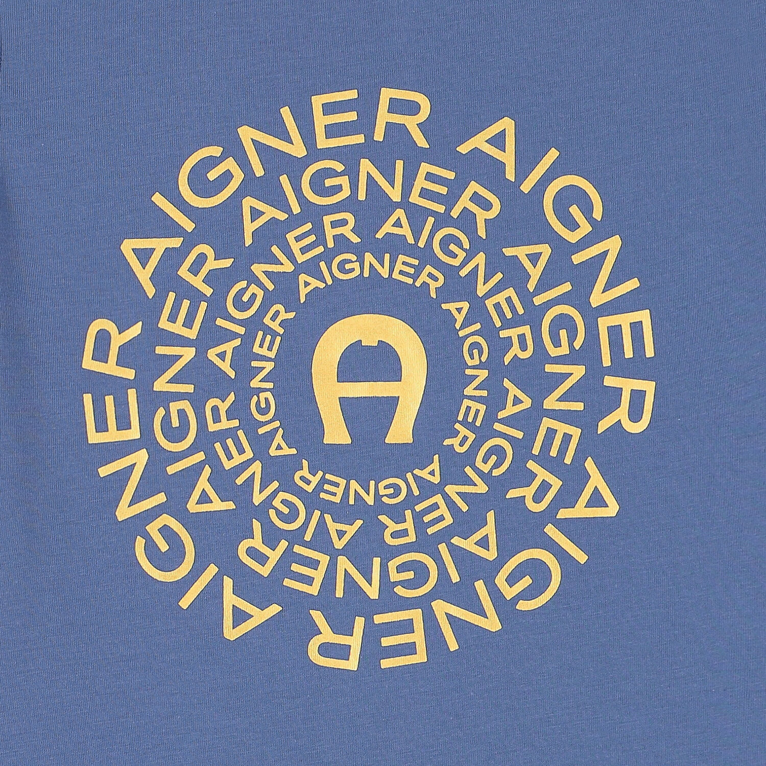 تيشيرت بالشعار باللون الأزرق للأولاد, 1, hi-res