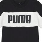 تيشيرت اولاد بالشعار باللون الاسود , 1, hi-res