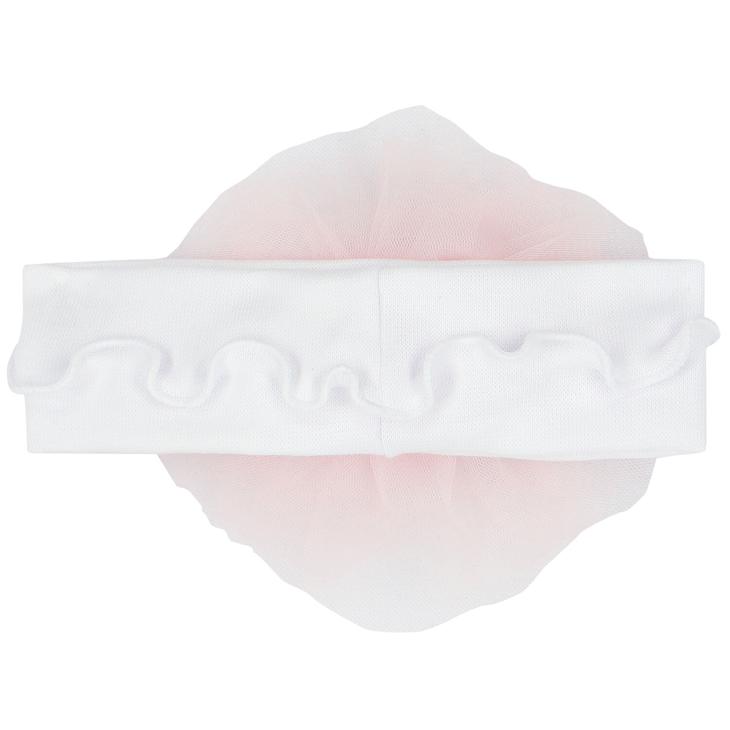 طوق شعر بالوردة باللون الابيض و الوردي للبنات , 1, hi-res image number null