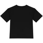 Boys Black Logo T-Shirt, 2, hi-res