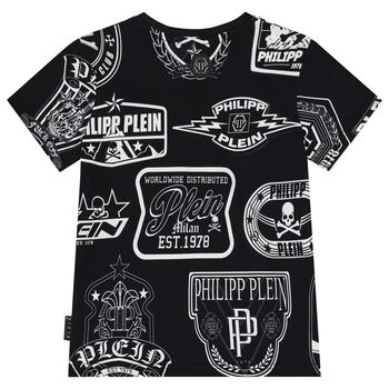 Boys Black Logo T-Shirt