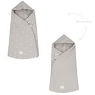 مدس بالشعار قابلة للعكس باللون الرمادى, 1, hi-res