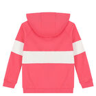 Girls Pink Logo Zip Up Top, 1, hi-res