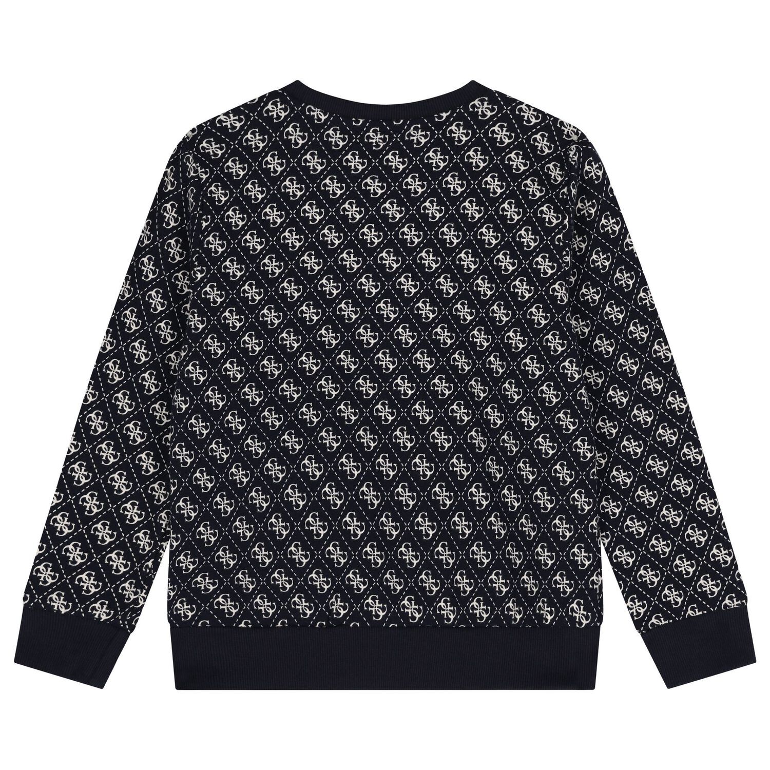 Boys Navy Blue Logo Sweatshirt, 2, hi-res image number null