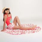 Girls Pink & White Shorts, 1, hi-res