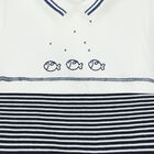 افرول مخطط باللون الابيض و الازرق للاولاد , 1, hi-res