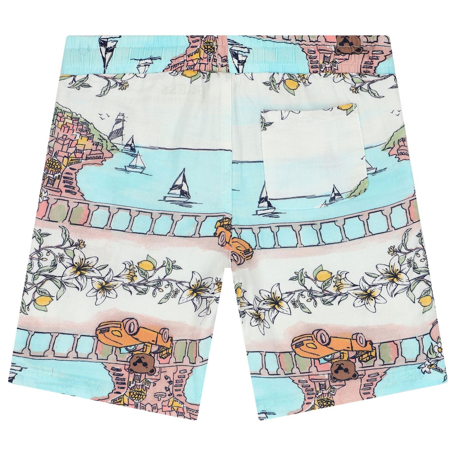 شورت أولاد بطبعة للعطلات, 1, hi-res