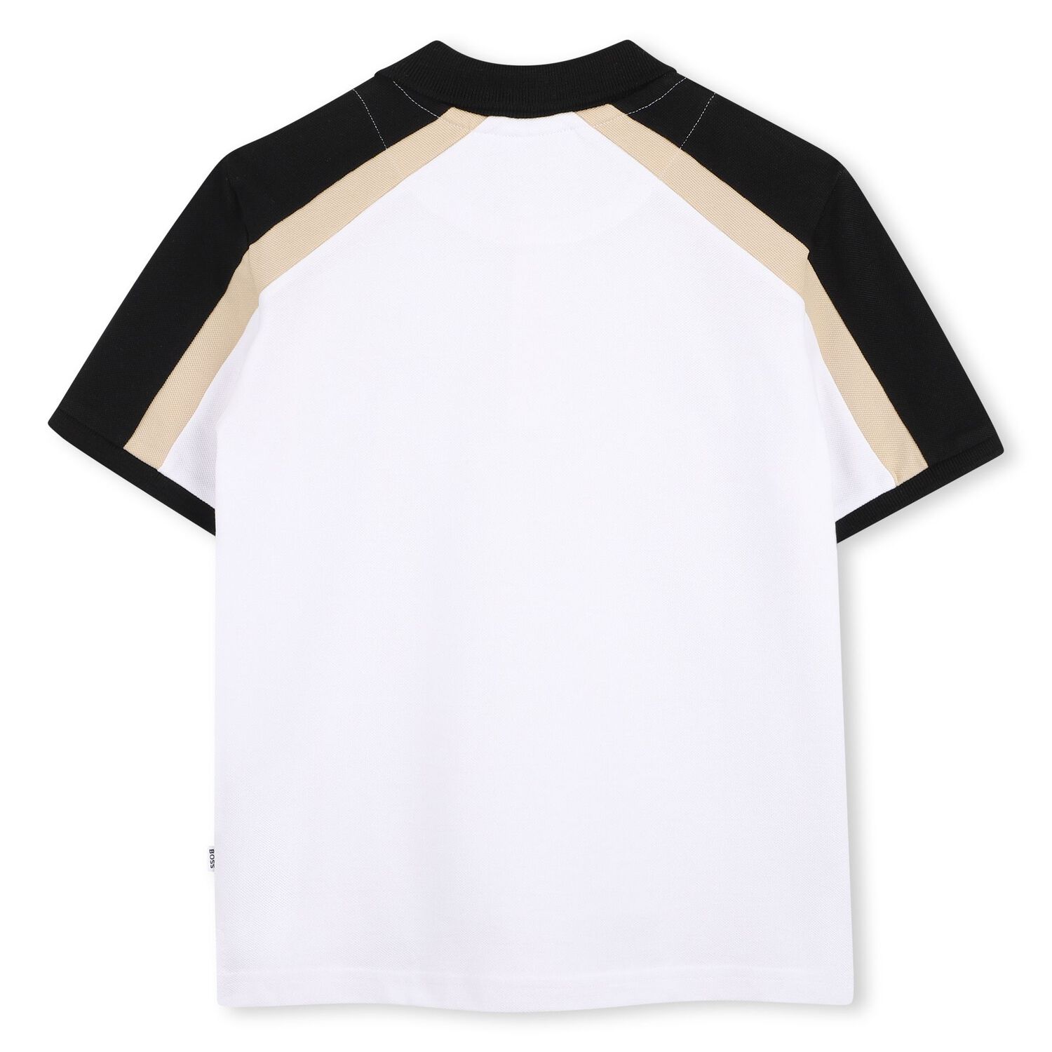 Boys White Logo Polo Shirt, 3, hi-res