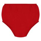 فستان بنات تول مكشكش باللون الأحمر, 1, hi-res