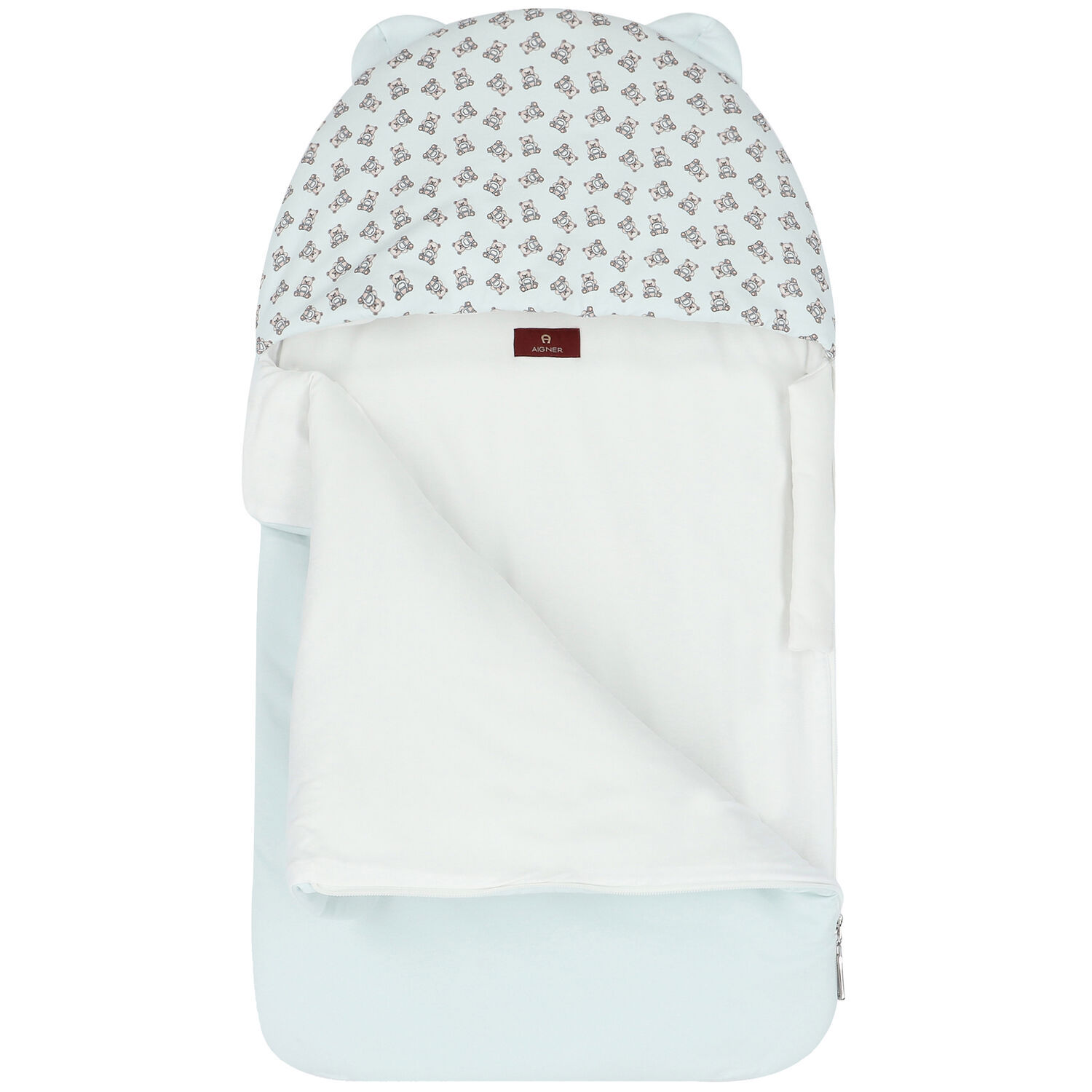 مدس بالشعار باللون الأزرق والأبيض , 3, hi-res image number null