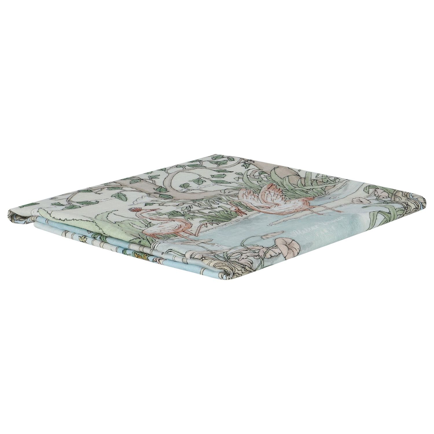 بطانية قماط بطبعة باللون الأبيض والأزرق للأطفال , 1, hi-res image number null