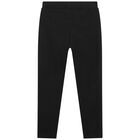 بنطلون رياضى أولاد بالشعار باللون الاسود, 1, hi-res