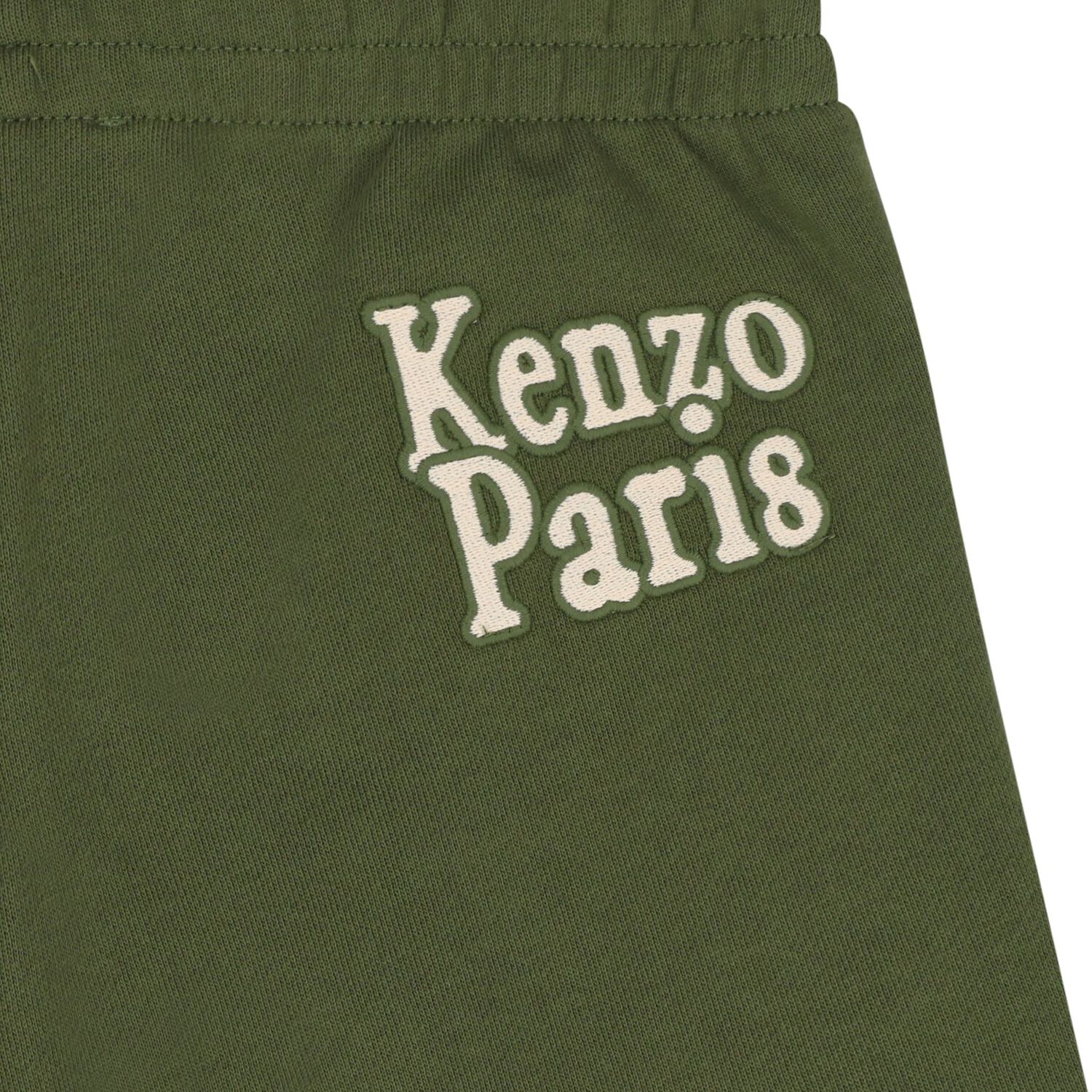 Boys Green Logo Shorts, 1, hi-res