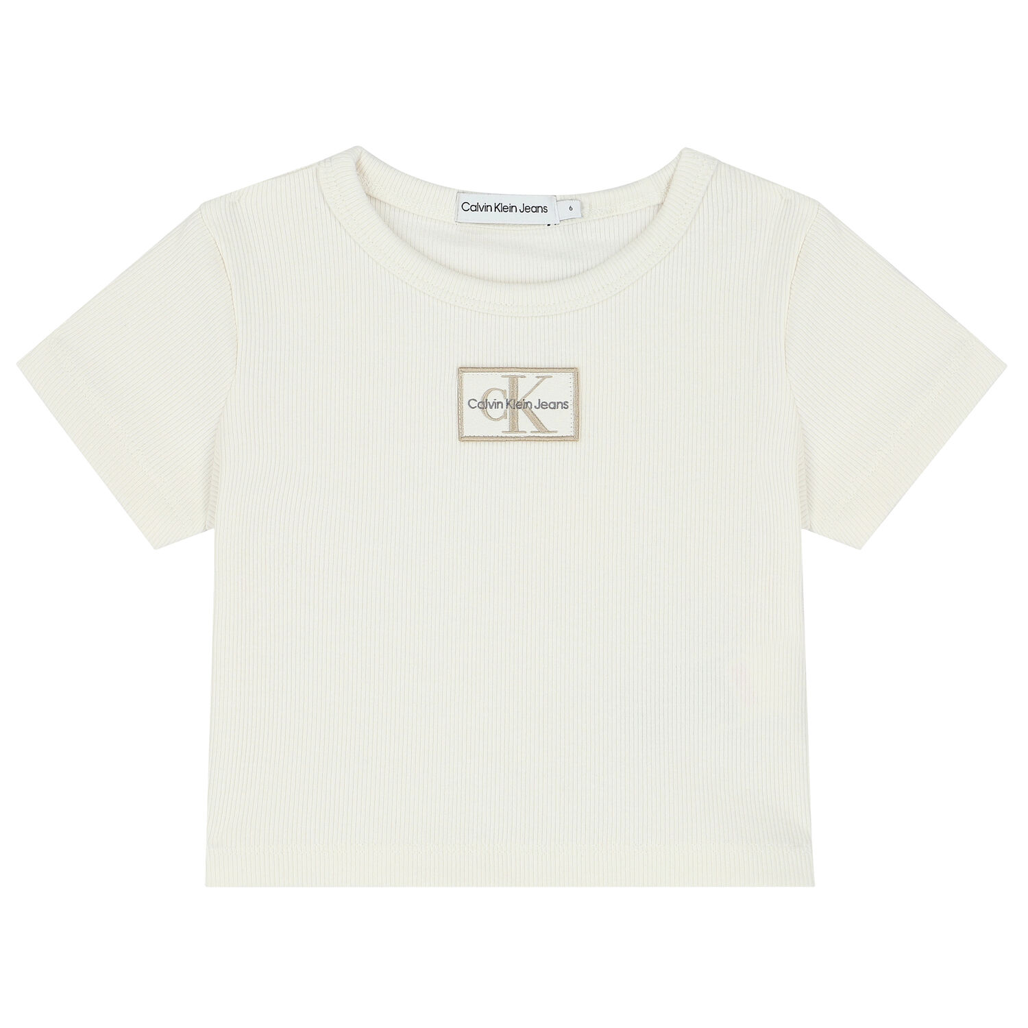 Girls Ivory Logo T-Shirt, 1, hi-res image number null