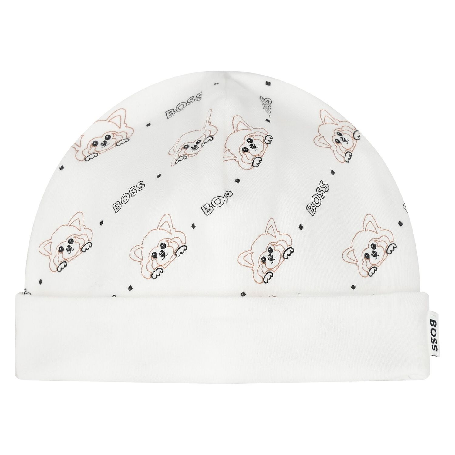 طقم هدايا بدلة أطفال بشعار الباندا باللونين الأبيض والأحمر, 1, hi-res