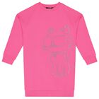 Girls Pink Choupette Dress, 1, hi-res