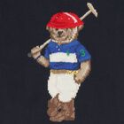 سويت شيرت محبوك للأولاد باللون الأزرق الداكن بشعار بولو بير, 1, hi-res