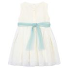 Girls Ivory Embroidered Tulle Dress, 1, hi-res