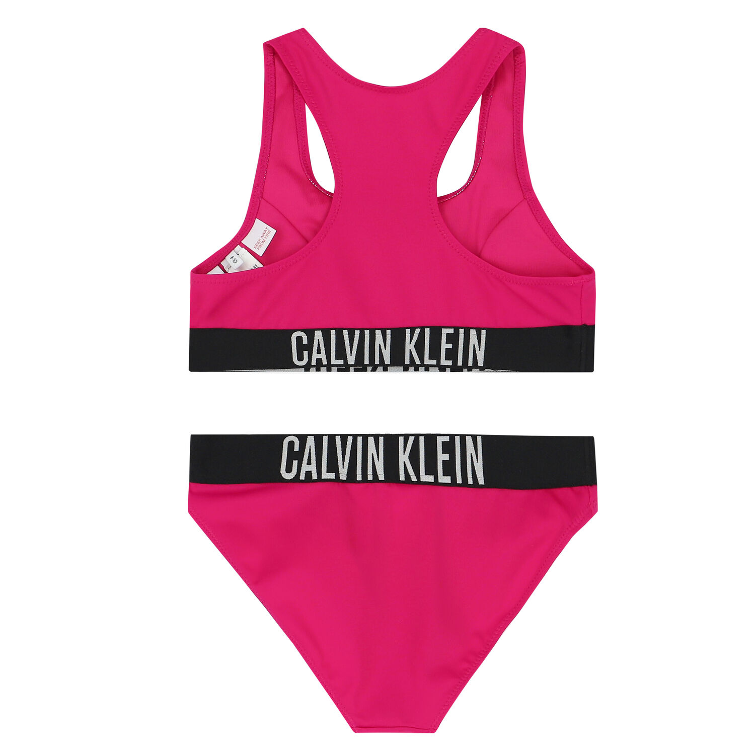 Girls Pink Bralette Bikini, 2, hi-res