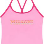 مايوة بنات بالشعار باللون الوردى, 1, hi-res