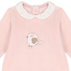 Baby Girls Ivory & Pink Babygrows ( 2-Pack ), 1, hi-res