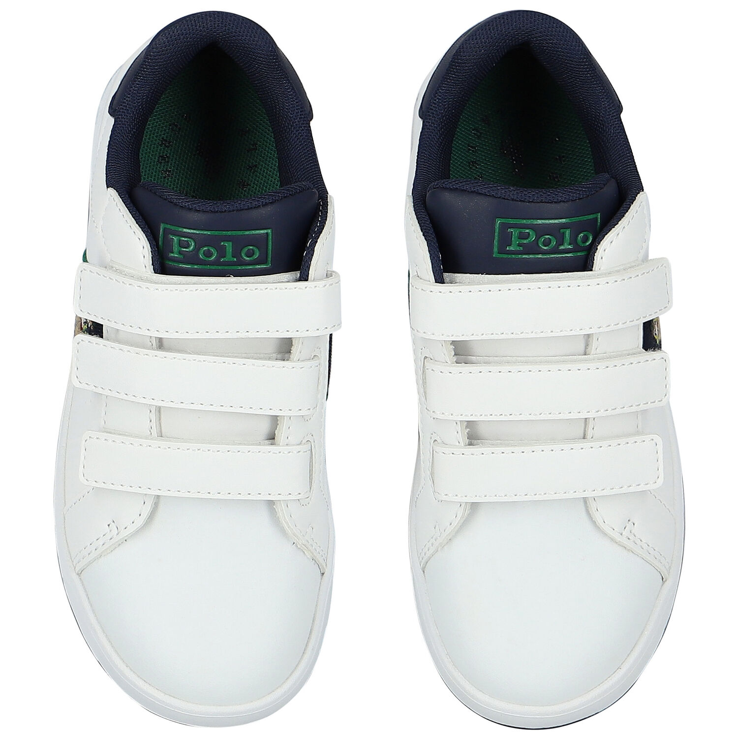 حذاء رياضى أولاد بالشعار باللون الابيض, 1, hi-res image number null