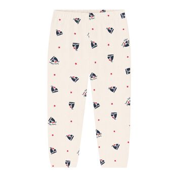 Ivory Sailboat Logo Baby Joggers