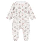Baby Girls Pink & White Carousel & Hot Air Balloon Babygrow Gift Set, 1, hi-res
