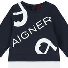 افارول أولاد بالشعار باللون الكحلى و الأبيض, 2, hi-res