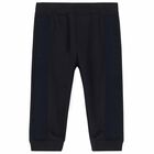 بدلة رياضية بالشعار باللون الكحلى للاولاد, 1, hi-res