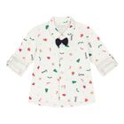 Baby Boys Ivory & Red Festive Trousers Set, 1, hi-res
