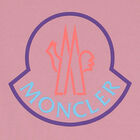 توب باكمام طويلة بالشعار باللون الوردي, 1, hi-res