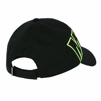 Black & Neon Green Logo Cap