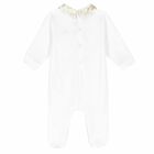 White Geo Map Babygrow, 2, hi-res