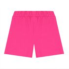 Girls White & Pink Shorts Set, 1, hi-res
