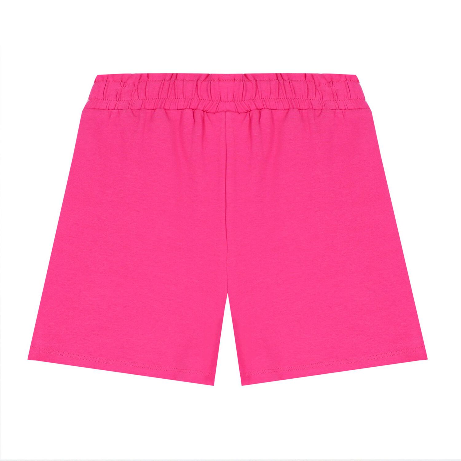 Girls White & Pink Shorts Set, 1, hi-res