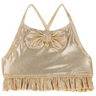 Girls Gold Bow Bikini, 2, hi-res