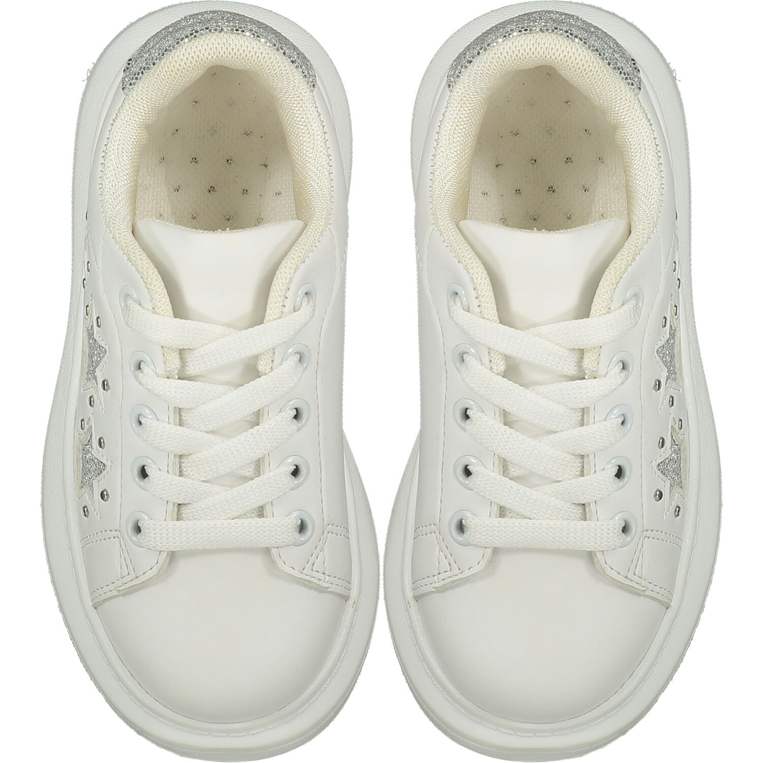 حذاء رياضي باللون الأبيض للبنات, 1, hi-res