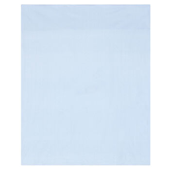 Baby Boys White & Blue Blanket